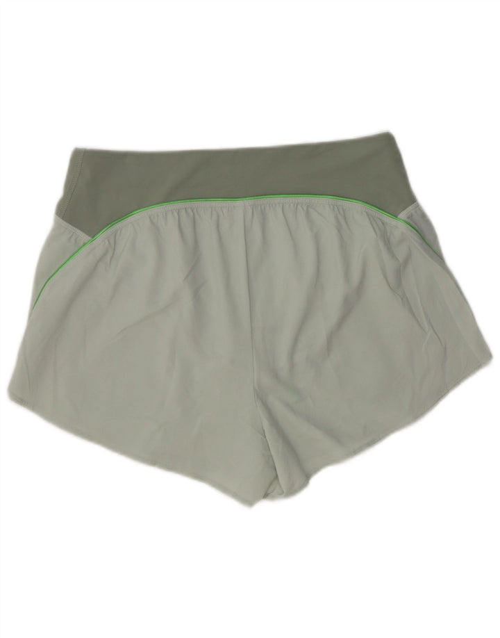 Under Armour Dame Sports Shorts UK 14 Large Grå Colourblock Polyester
