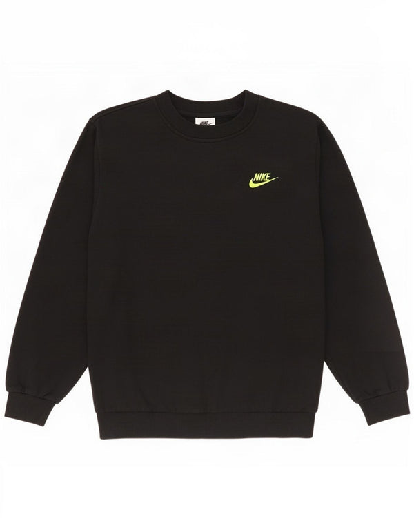 Nike Boys Sweatshirt Jumper 12-13 år Stor sort bomuld