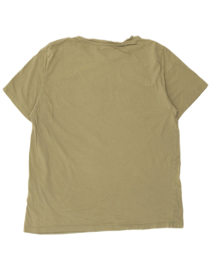 Levi's Herre grafisk T-shirt Top Stor Khaki Bomuld