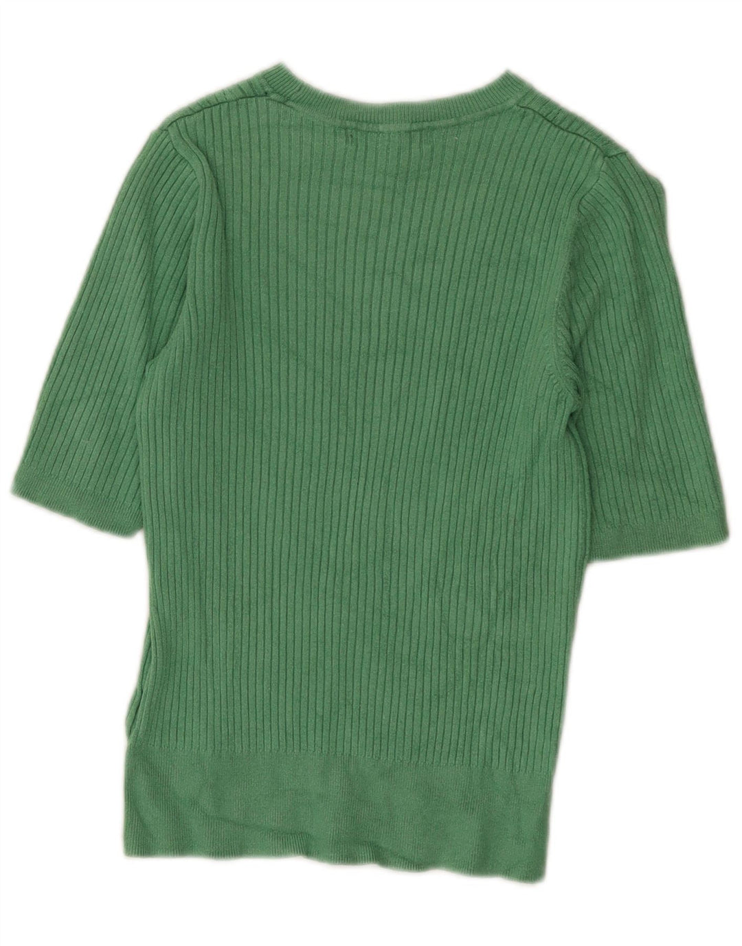 Marks & Spencer Dame Boat Neck Jumper Sweater UK 10 Small Green