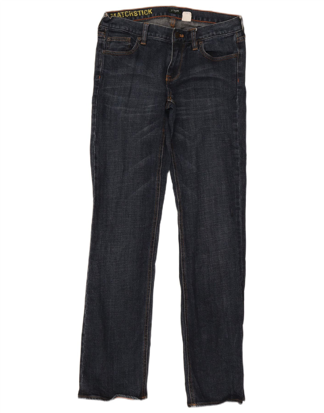 J. Crew Dame Matchstick Slim Jeans W29 L32 Marineblå Bomuld
