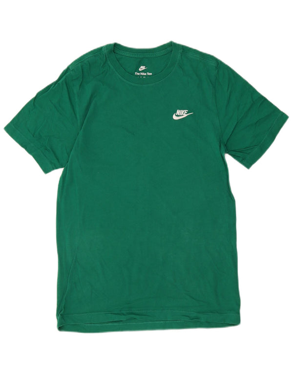 Nike T-shirt top XS Grøn bomuld til mænd