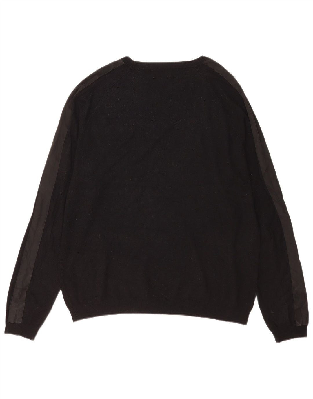 Zara Herre Boat Neck Jumper Sweater Medium Sort