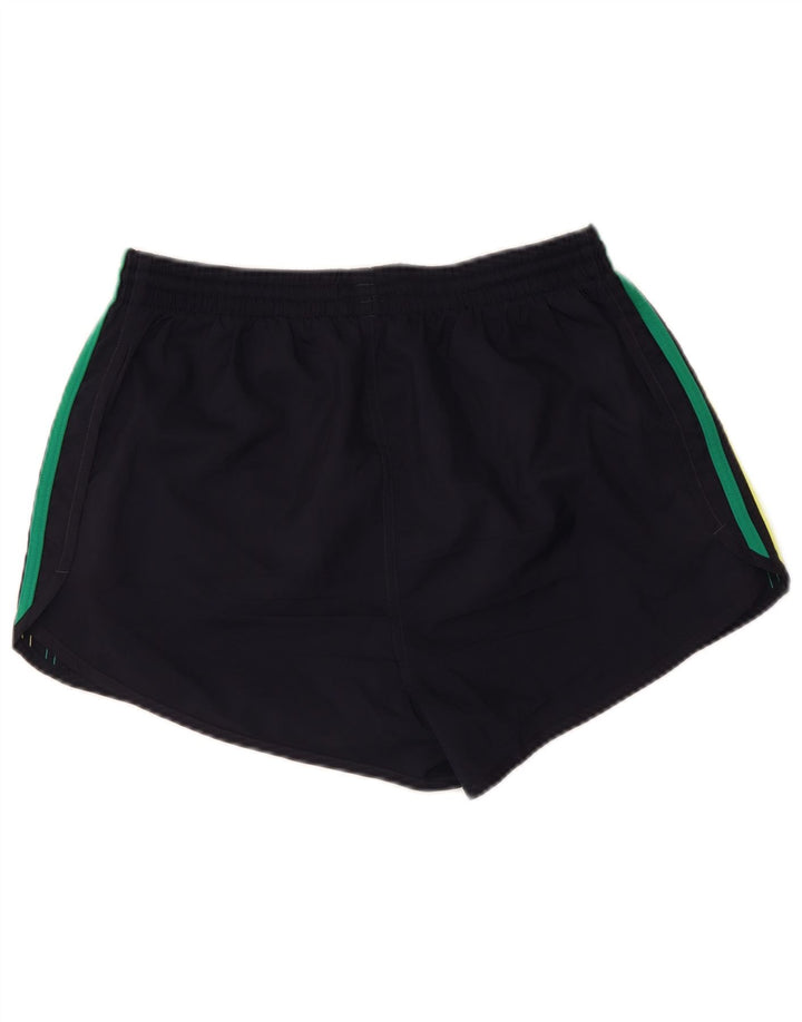 Adidas Dame Sports Shorts UK 12 Medium Navy Blue Colourblock Polyester