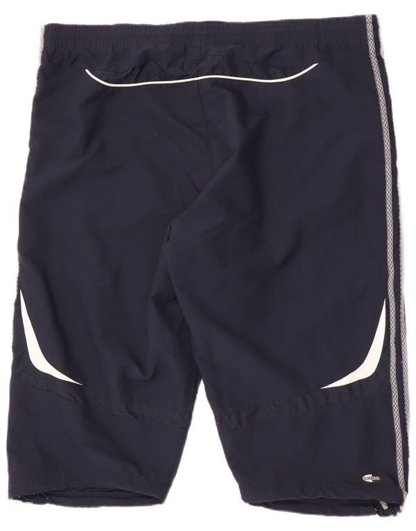 Adidas Herre Climacool Sport Shorts 2XL Navy Blue Polyester