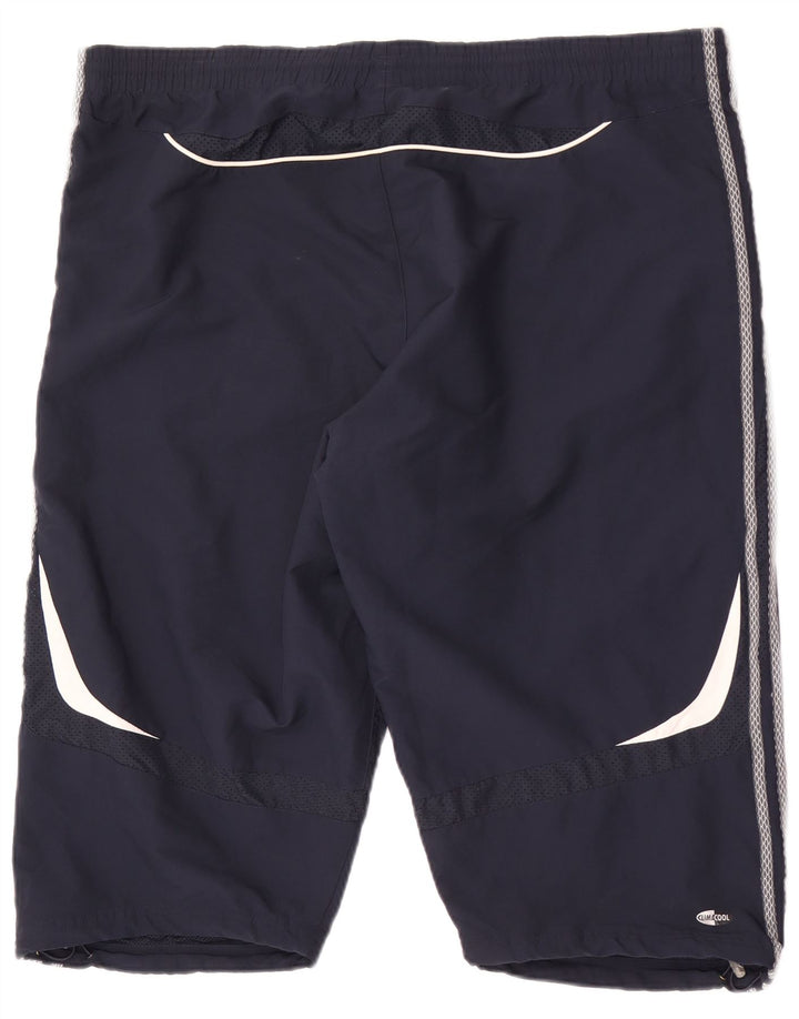 Adidas Herre Climacool Sport Shorts 2XL Navy Blue Polyester
