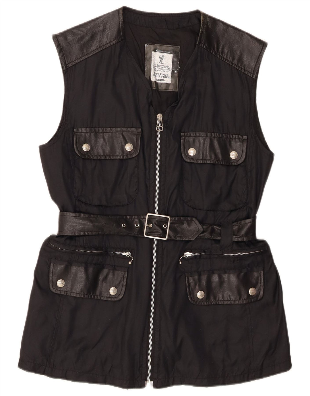Cotton's Industries Womens Utility Gilet UK 14 Medium Sort Polyamid