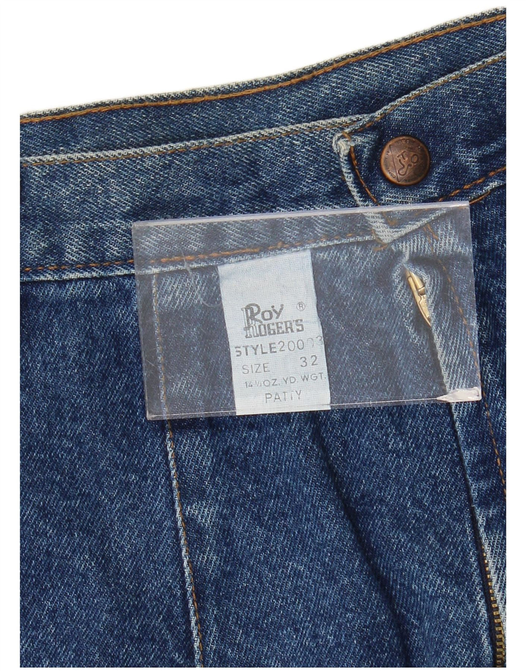 ROY ROGERS Denimnederdel til kvinder W32 Stor blå bomuld