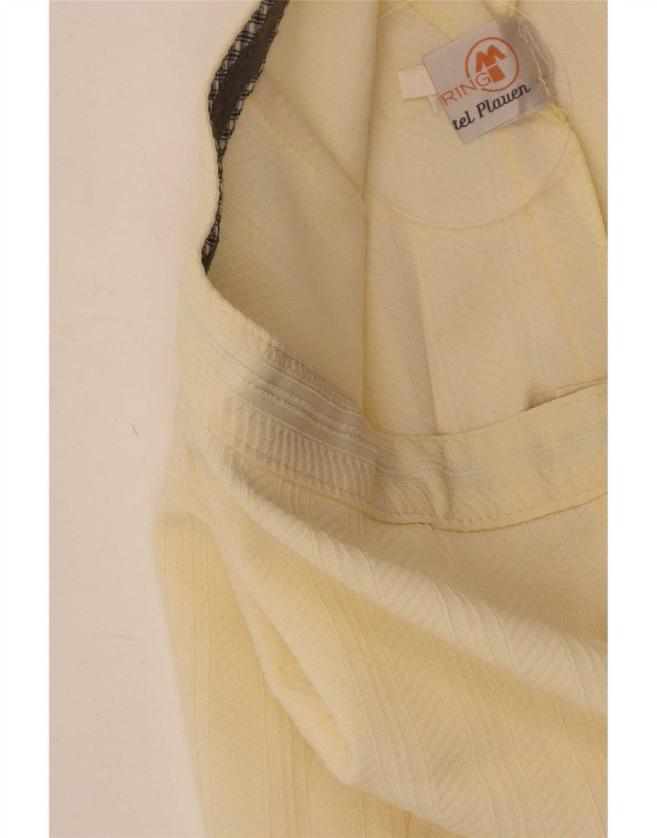 Vintage Chino Shorts til kvinder Medium W30 Gul