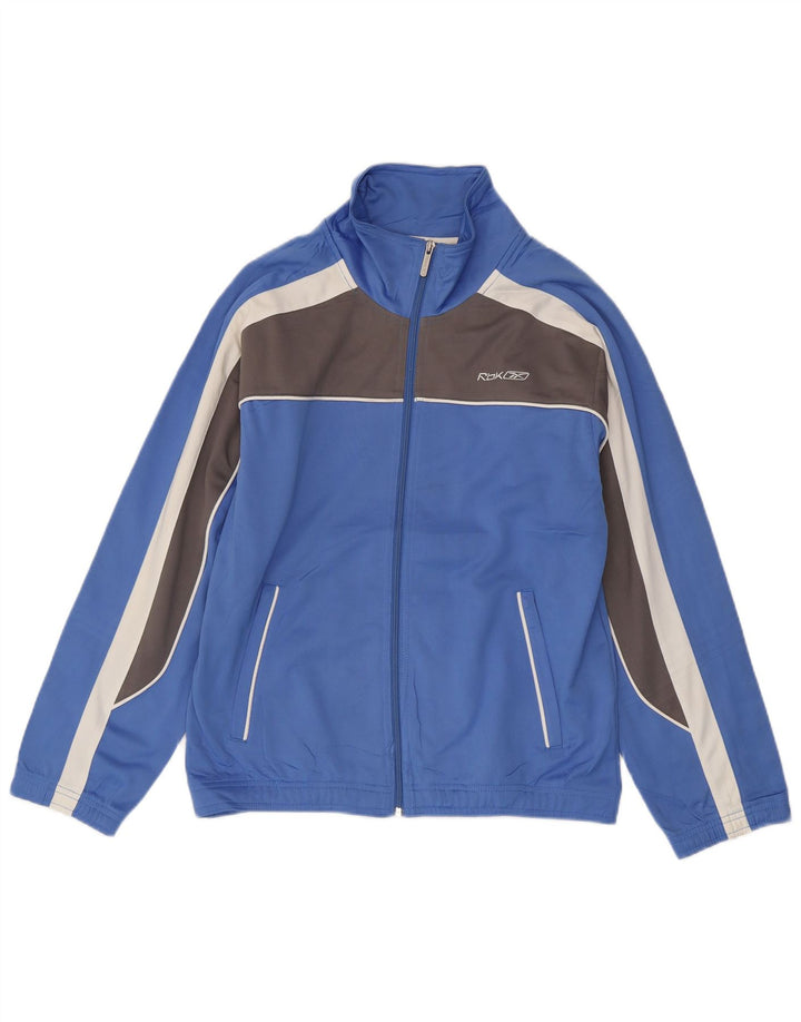 Reebok Træningsdragt til mænd Topjakke XS Blå Colourblock Polyester