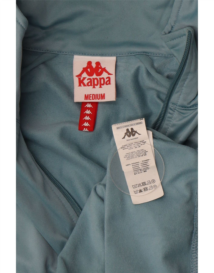 Kappa Herre grafisk træningsdragt Topjakke Medium Blue Colourblock Polyester