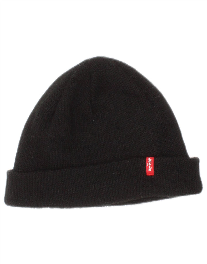 Levi's Beanie Hat One Size sort akryl til mænd