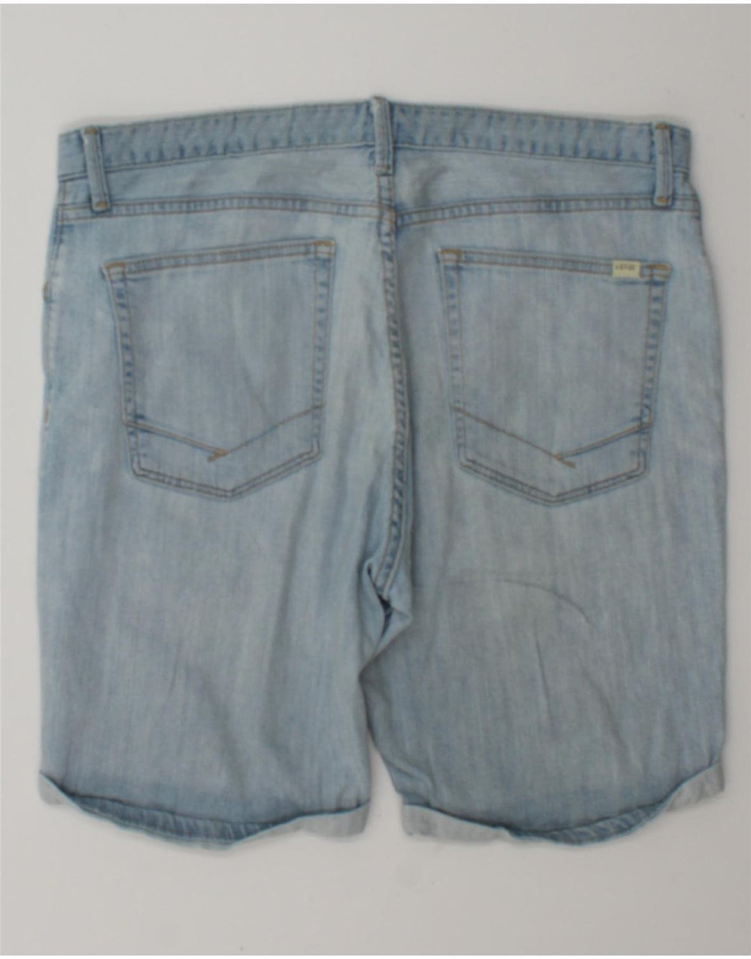 Vans Herre Denim Shorts W34 Large Blue Cotton