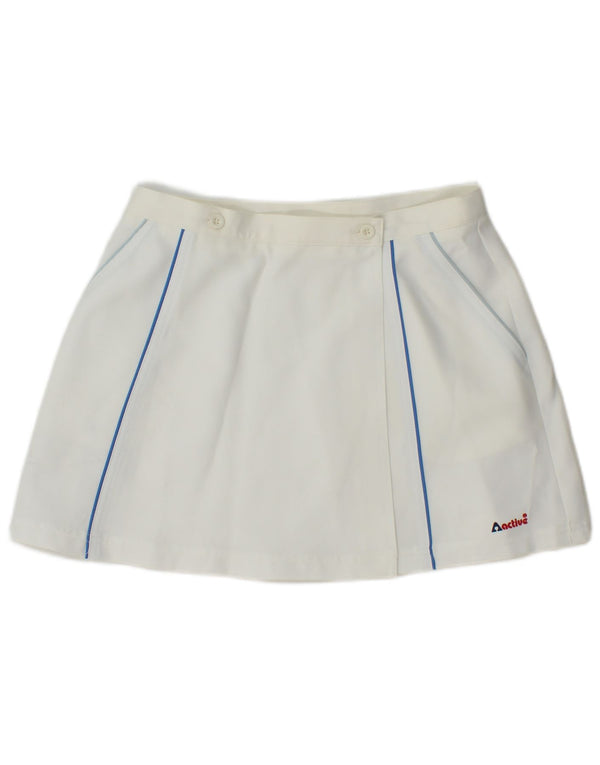 Active Womens Wrap Tennis Skirt EU 42 Large W30  White Polyester