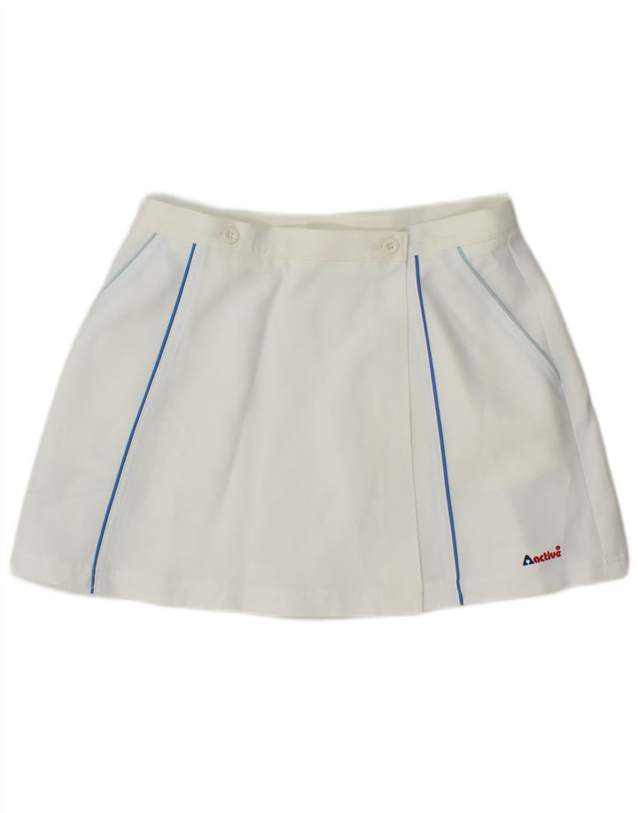 Active Womens Wrap Tennis Skirt EU 42 Large W30 White Polyester