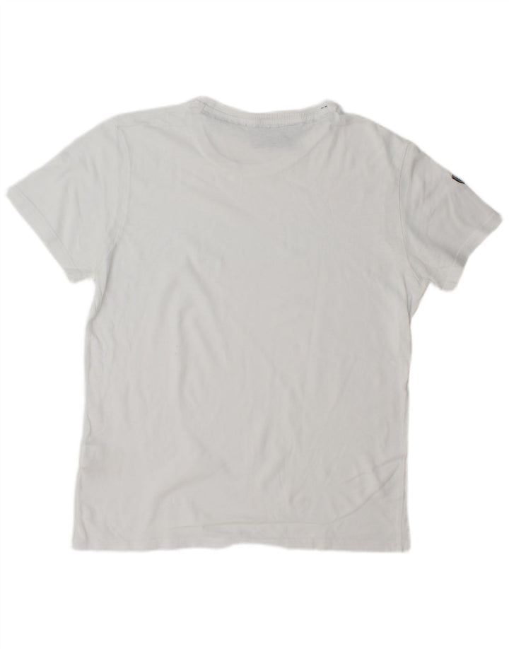 Superdry T-shirt top til mænd, stor hvid bomuld