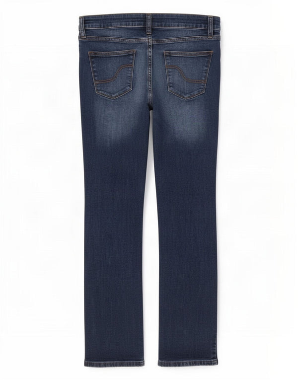 Fat Face Dame Slim Jeans UK 12 Medium W32 L28 Navy Blue Bomuld