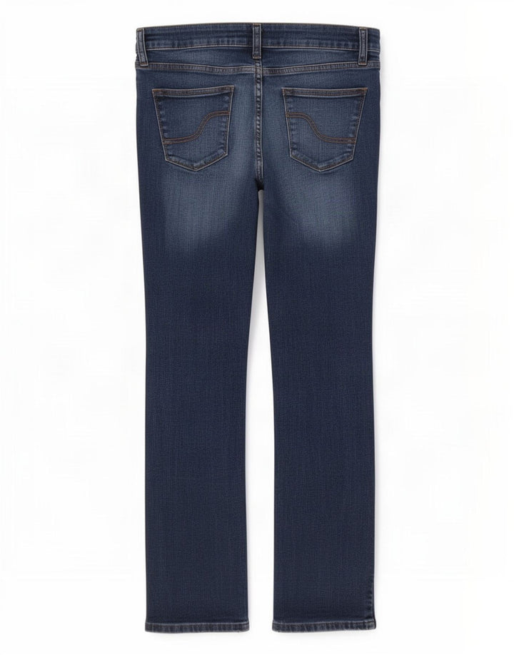 Fat Face Dame Slim Jeans UK 12 Medium W32 L28 Navy Blue Bomuld