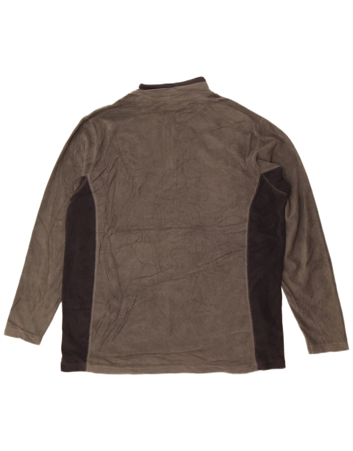 Columbia Herre lynlås-hals Fleece Jumper XL Grå Colourblock Polyester