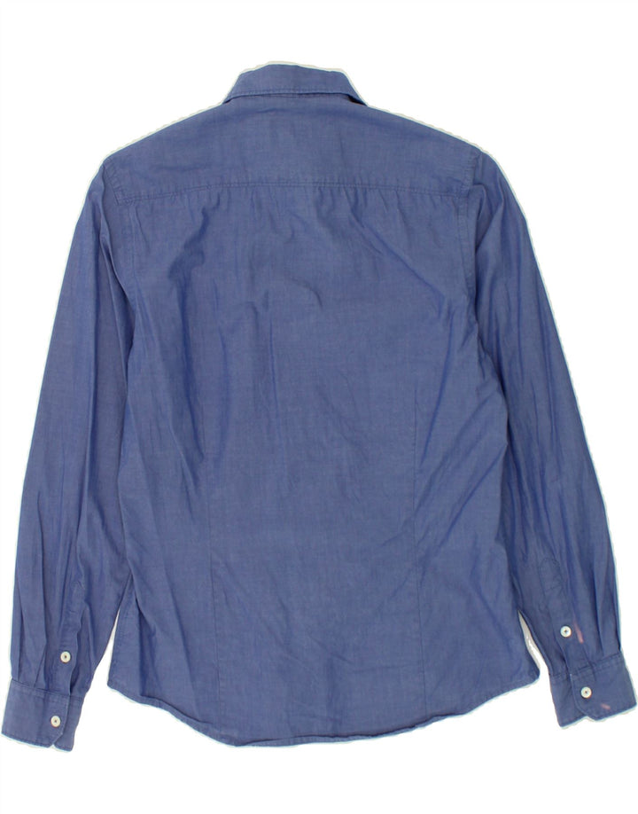 NAPAPIJRI Mens Shirt Small Blue Vintage Napapijri and Second-Hand Napapijri from Messina Hembry 