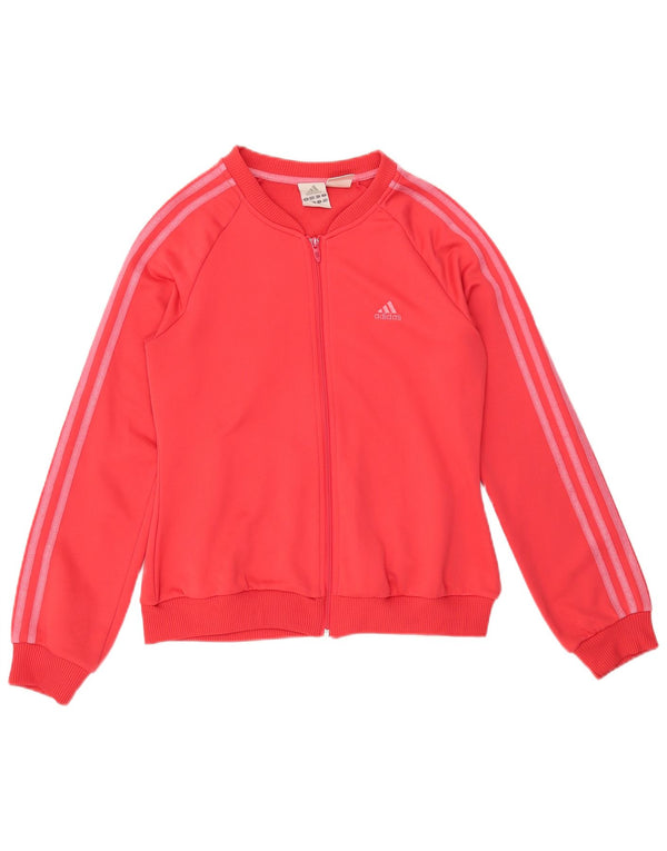 Adidas Grafisk træningsdragt topjakke til kvinder UK 12 Medium Pink Bomuld