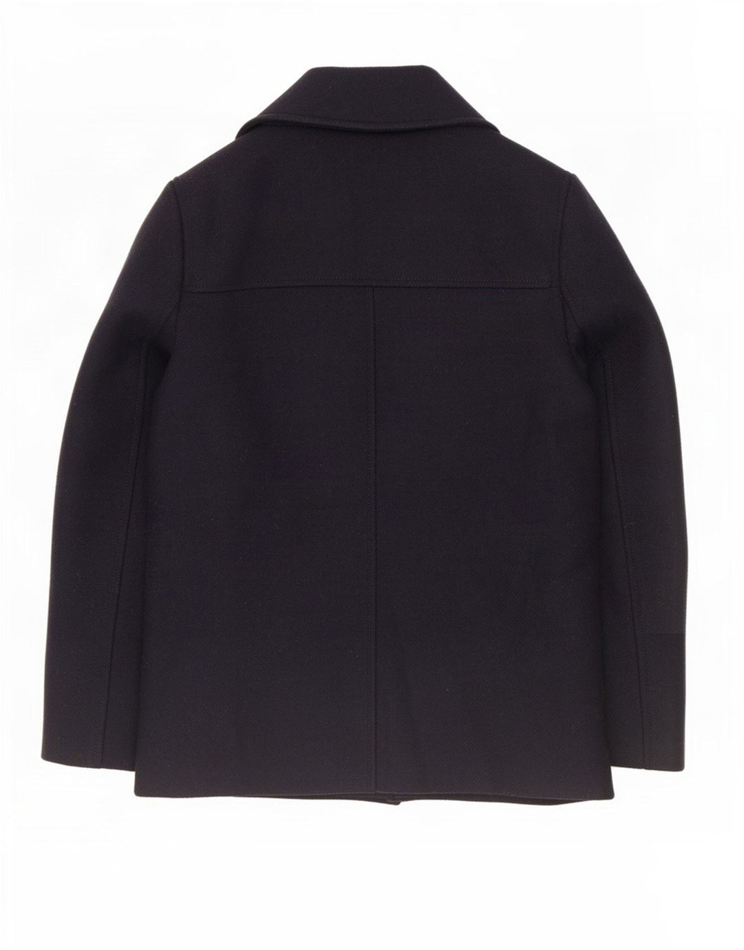 John Lewis Womens Pea Coat UK 8 Small Navy Blue Wool