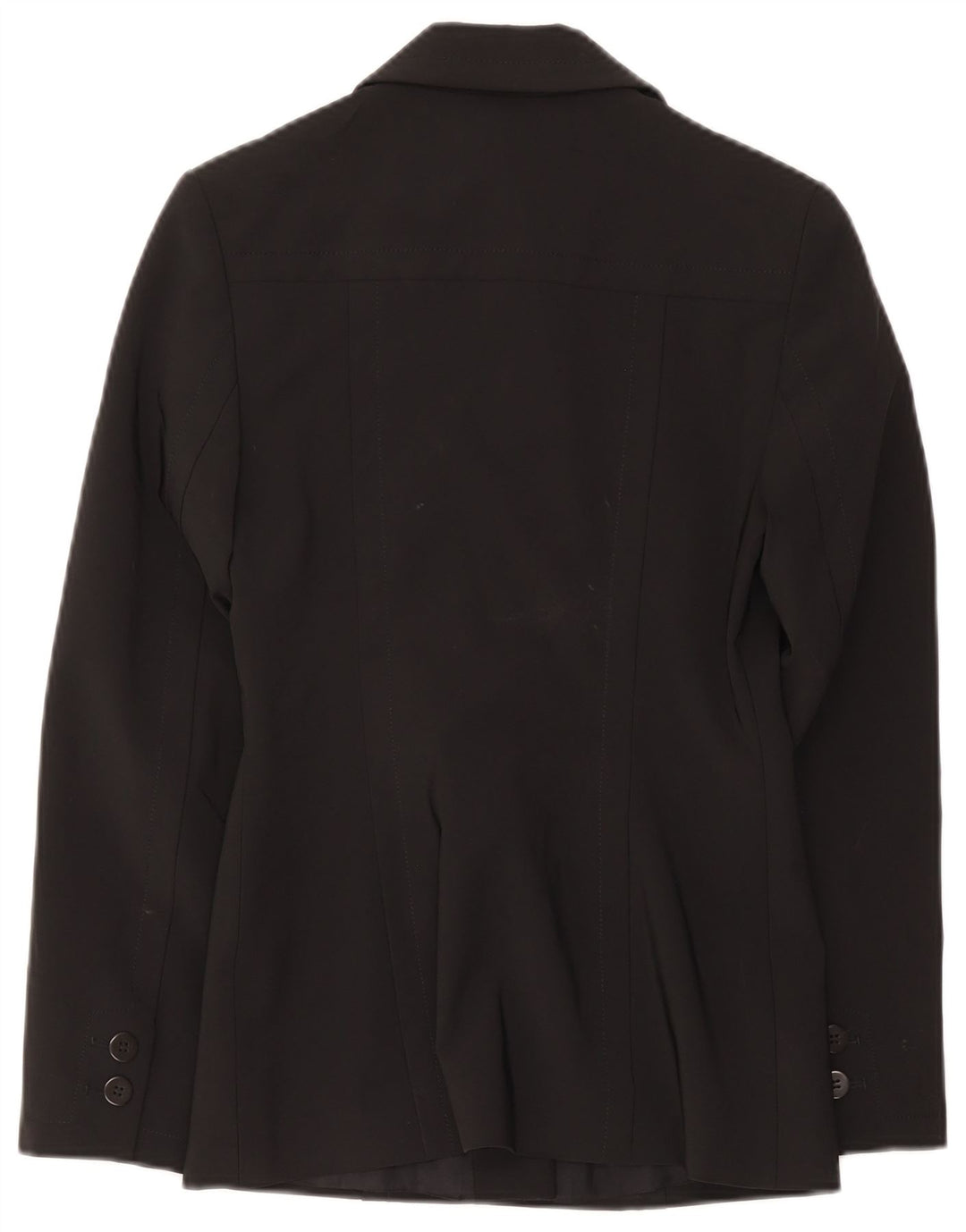 Karen Millen Dame 1 Knap Blazer Jakke UK 8 Lille Sort Polyester