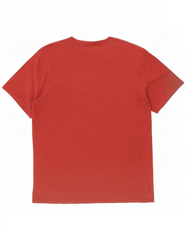 Hugo Boss Herre T-Shirt Top 2XL Burgundy