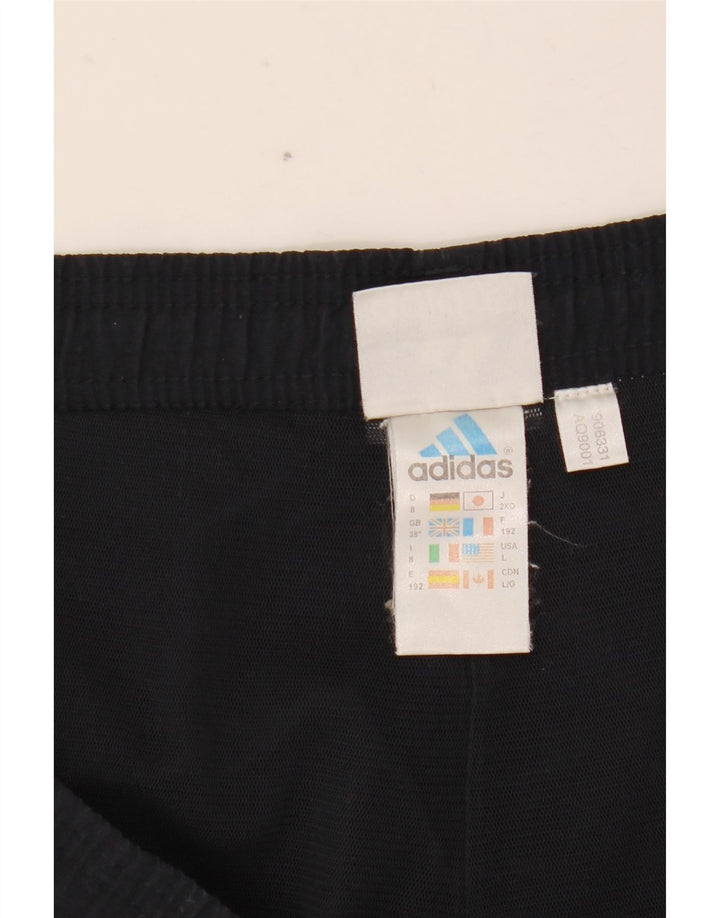 Adidas Træningsdragtsbukser til mænd XL marineblå stribet polyester