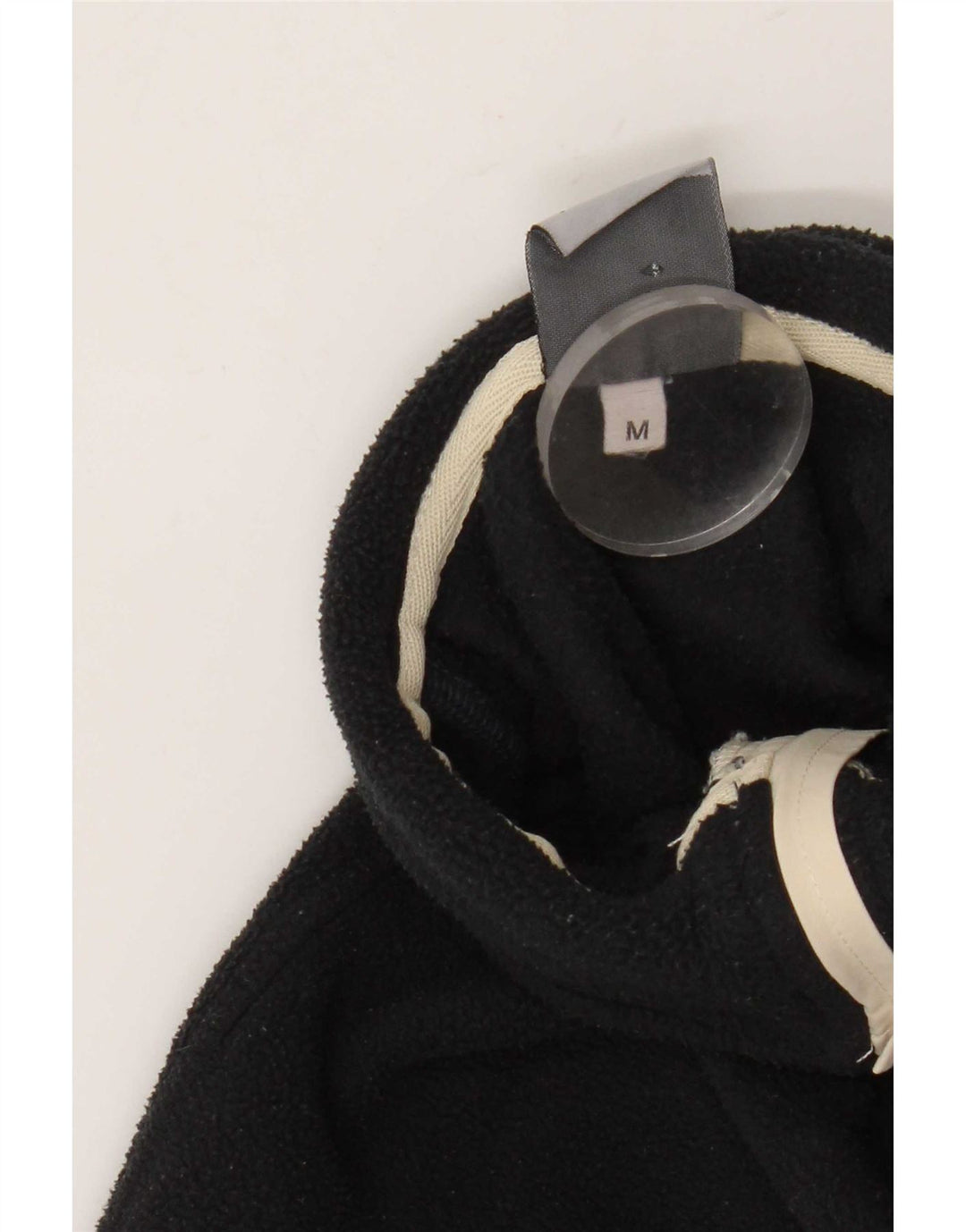 K-Way Herre Fleece Jumper med lynlåshals mellem sort stribet