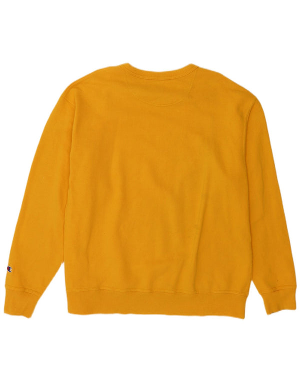 Champion Herre Sweatshirt Jumper XL Gul