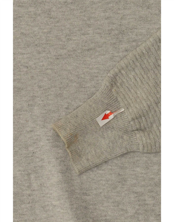 Massimo Dutti Herre V-hals sweater Medium Grå Bomuld