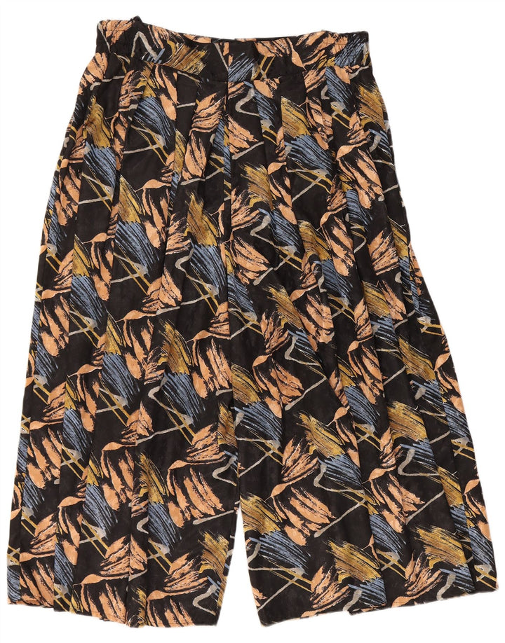 GOLDEN GATE, højtaljede cropped bukser til kvinder EU 46 XL W34 L20 Sort