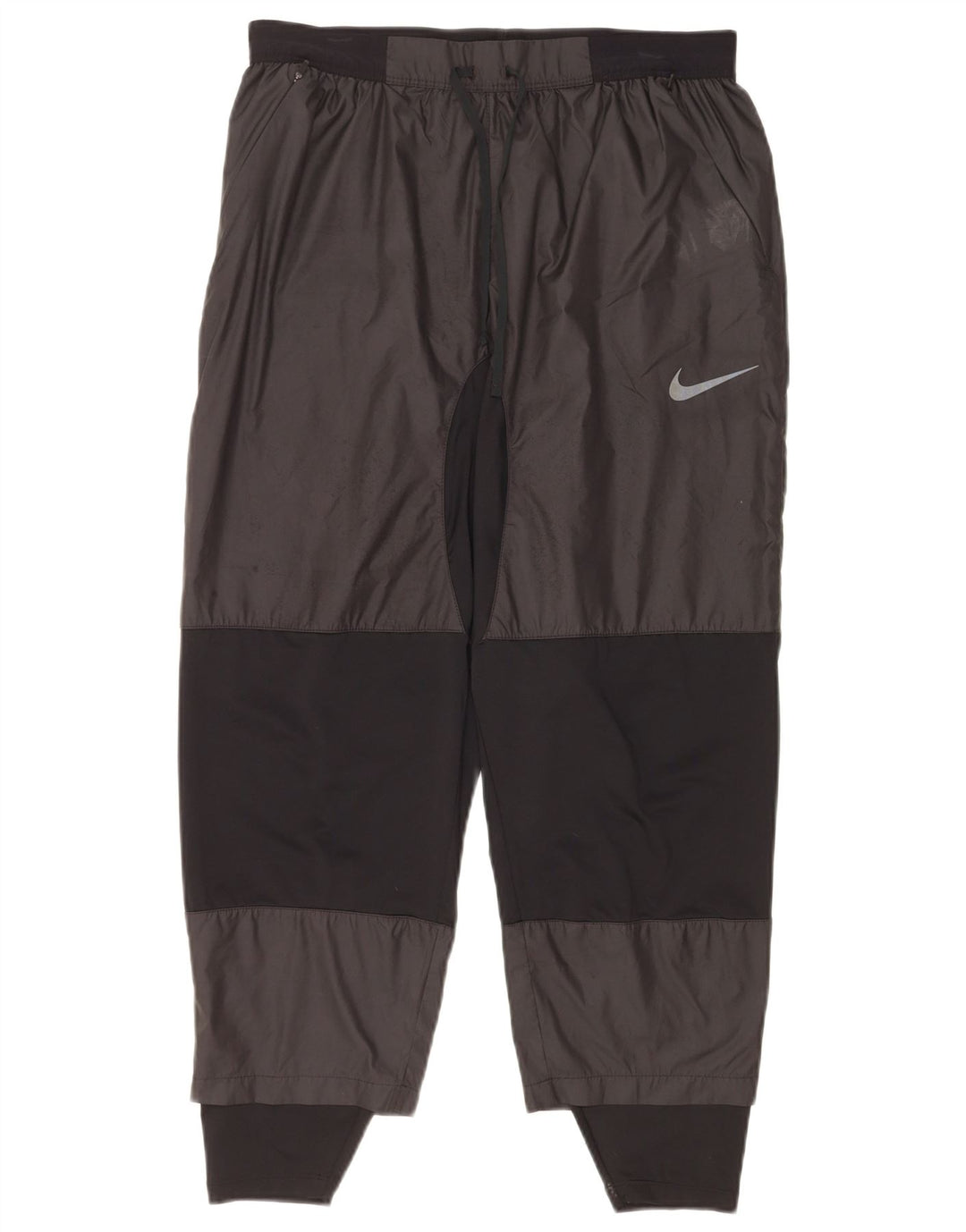 Nike Træningsdragtsbukser til mænd Large Black Colourblock Polyester