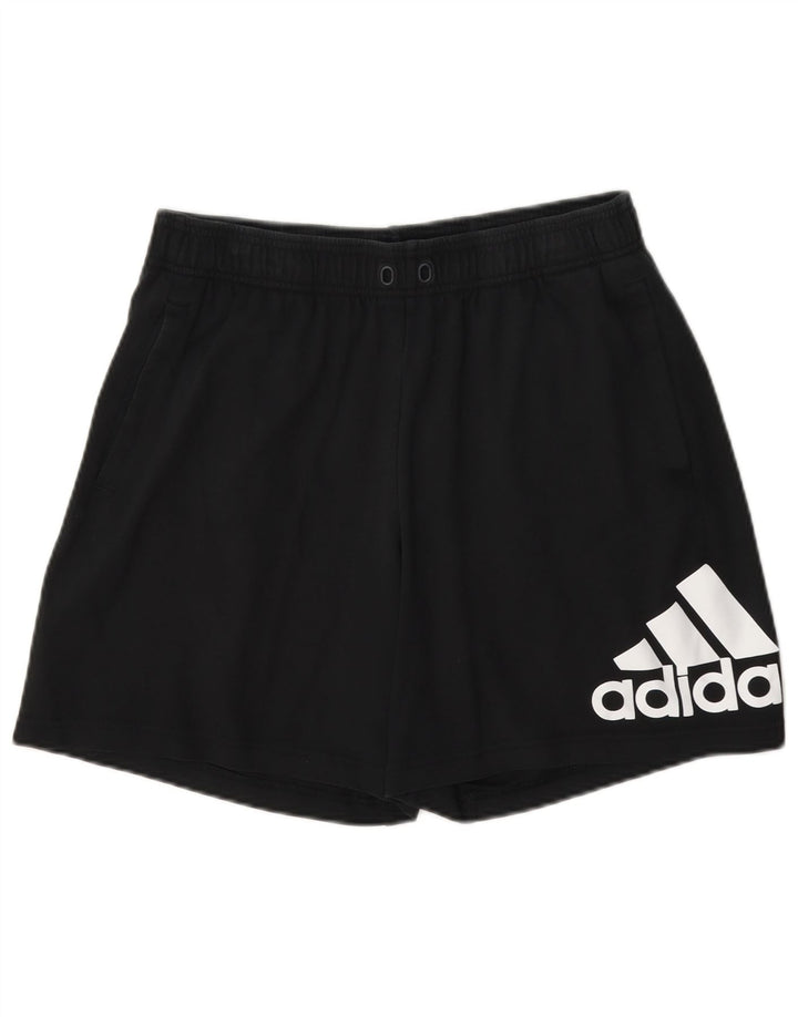 Adidas Herre grafiske sportsshorts Medium sort bomuld