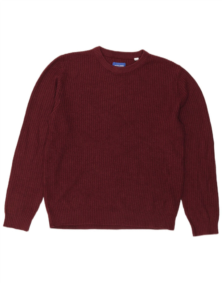 Jack & Jones Herre trøjetrøje med rund hals Medium Burgund akryl