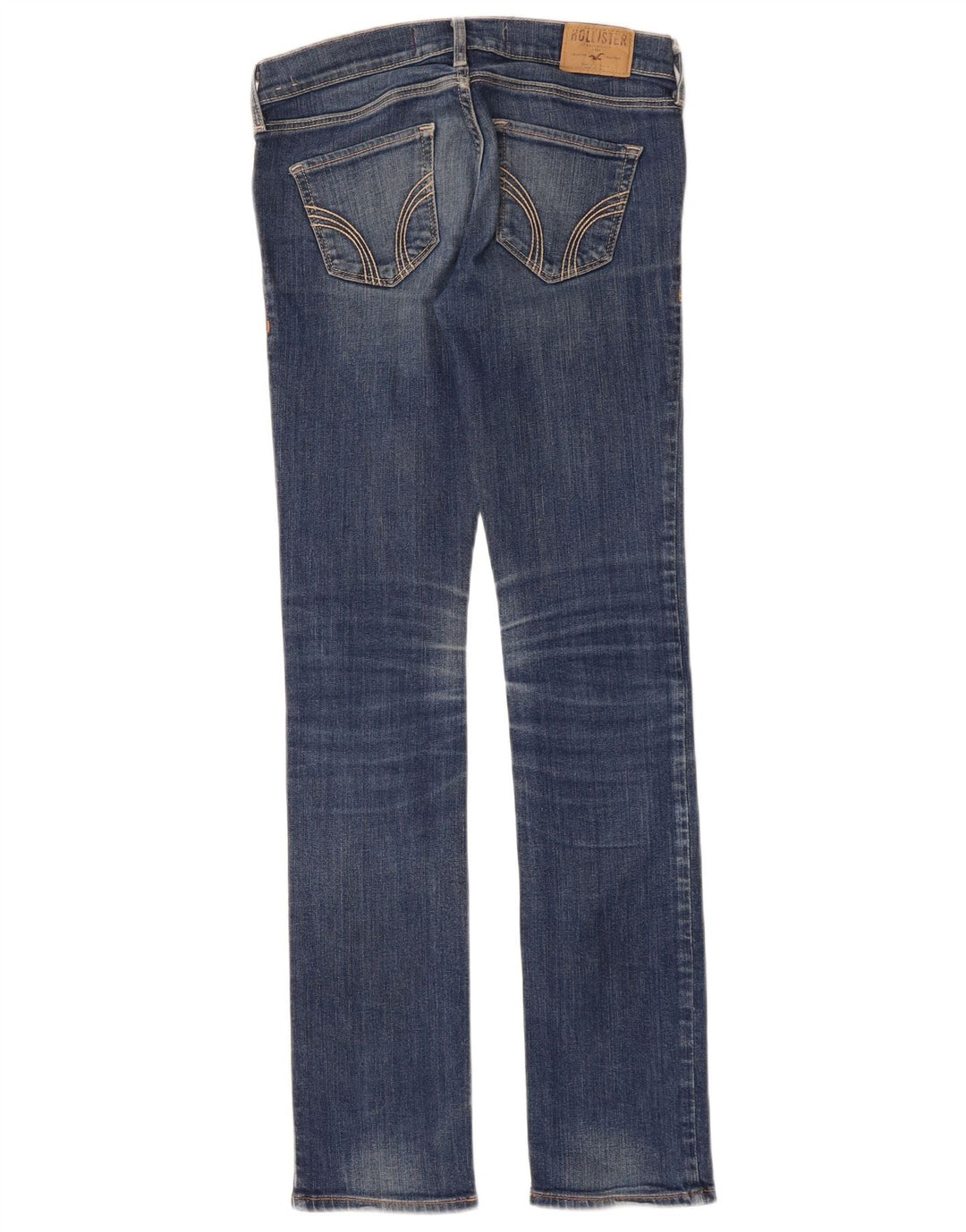 HOLLISTER Dame Slim Jeans US 1 XS W25 L31 Blå Bomuld