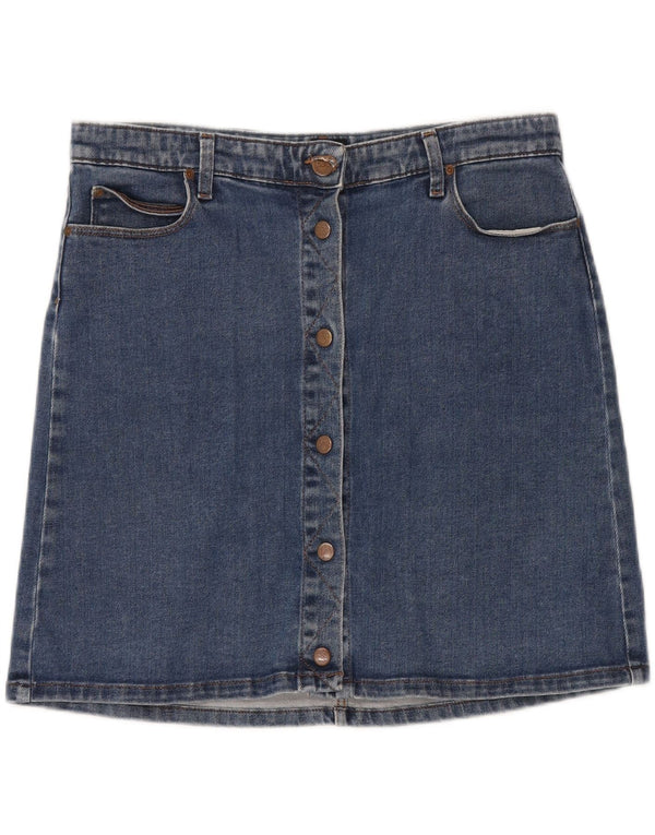 LEE Dame Denim Nederdel W31 Medium Blue Bomuld