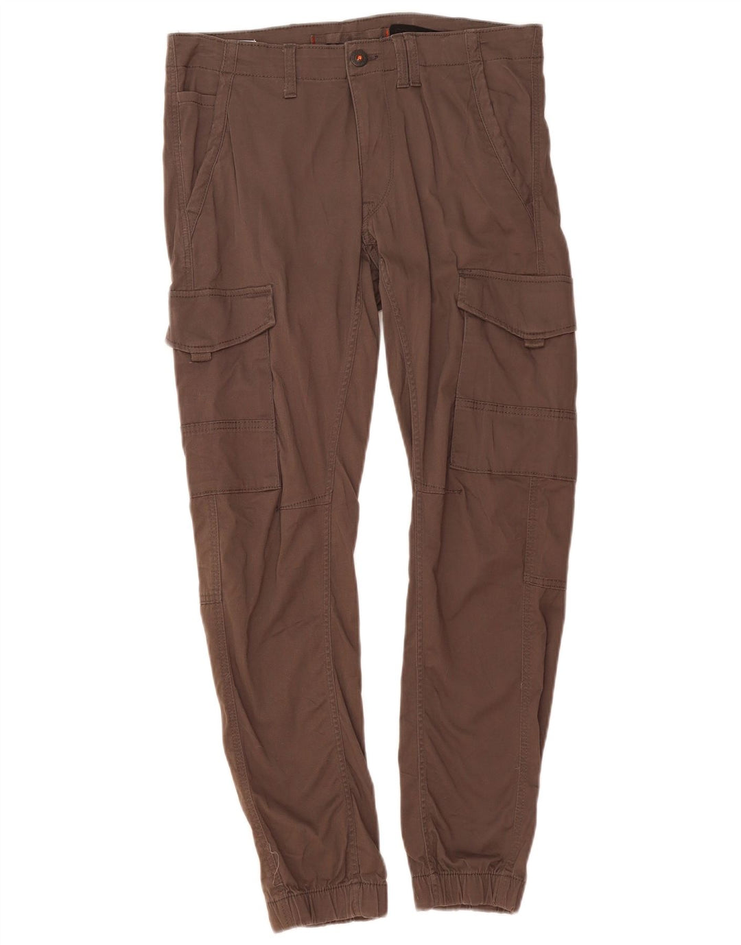 Jack & Jones Herre joggers Cargo Bukser W33 L32 Grå Bomuld