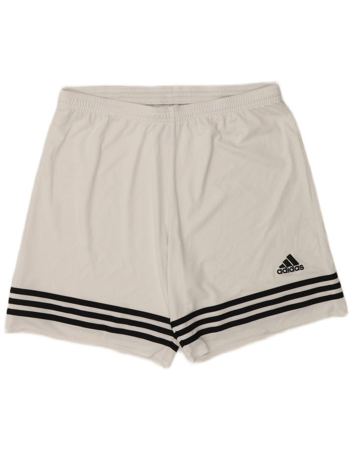 Adidas Herre Climalite Sportshorts Store hvide polyester