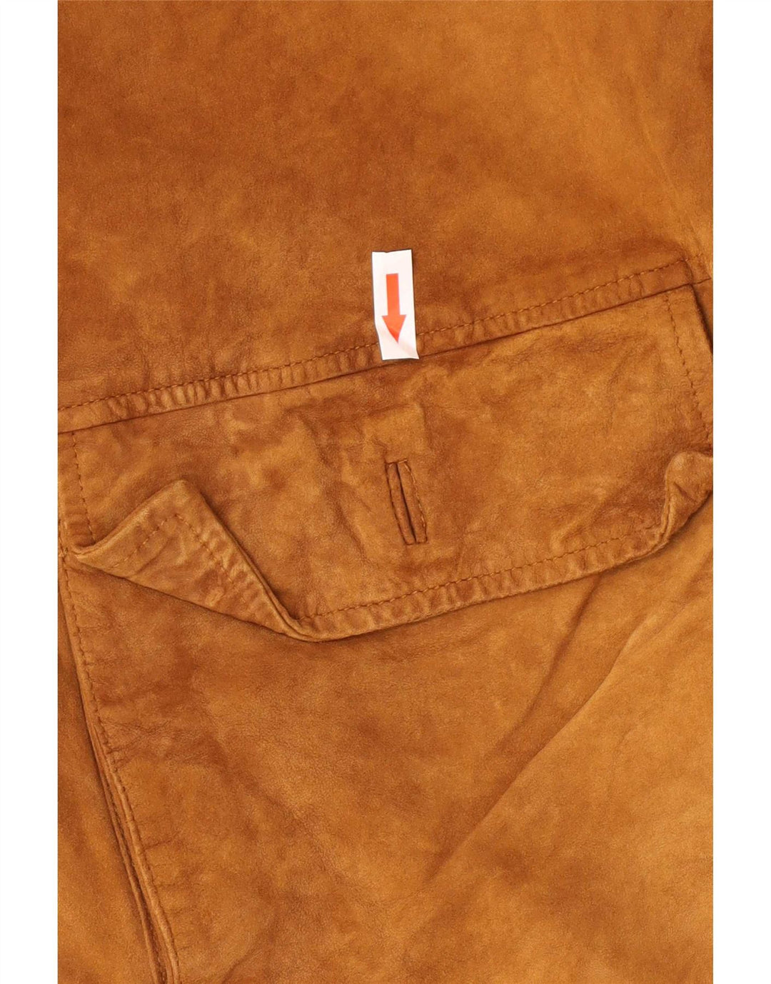 Vintage herre ruskind bomberjakke IT 50 Stort beige læder