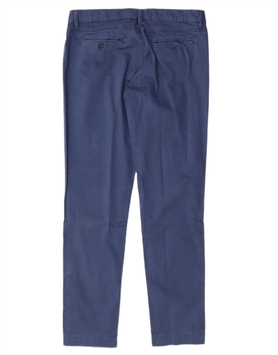 ELLESSE Womens Slim Casual Trousers IT 44 Medium W30 L29 Blue Cotton