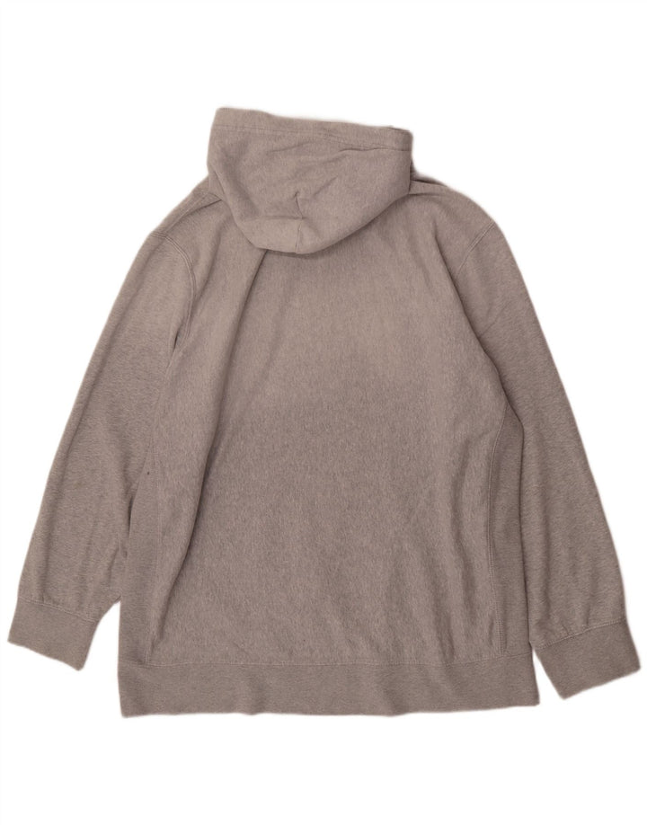 American Eagle Herre Grafisk Hoodie Jumper 2XL Grå Bomuld