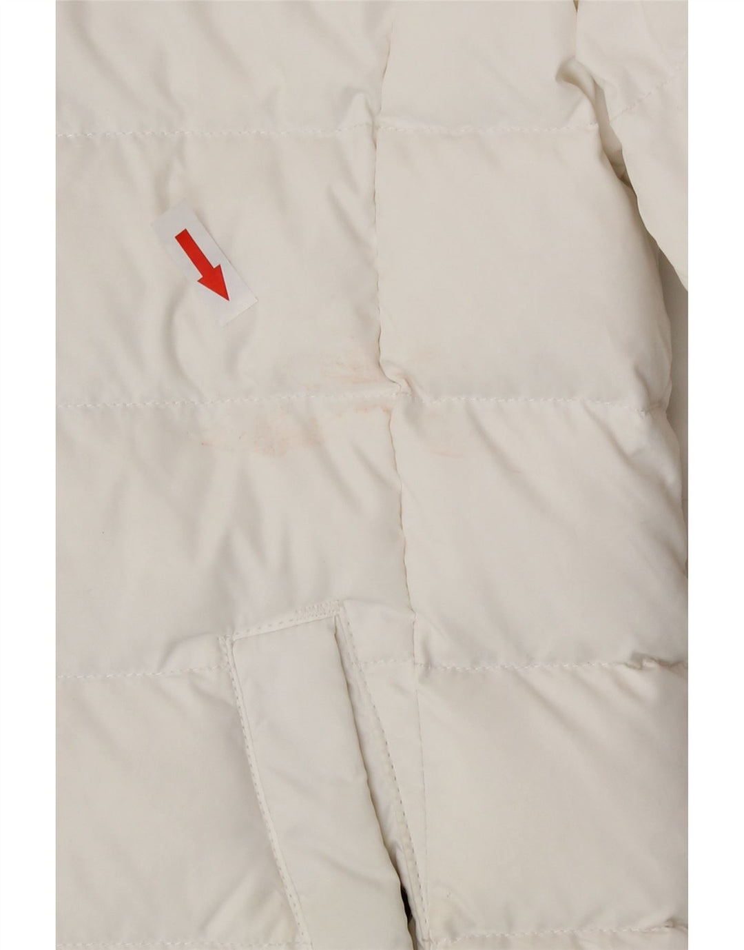 Tommy Hilfiger Dame Polstret Jakke UK 6 XS Hvid Polyester