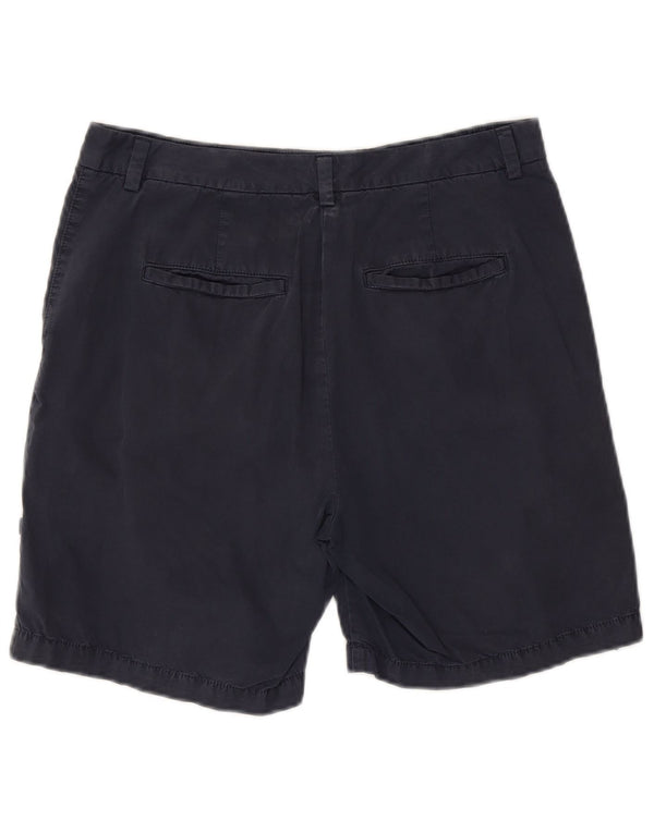 Marks & Spencer Chino Shorts til kvinder UK 12 Medium W30 Marineblå Bomuld