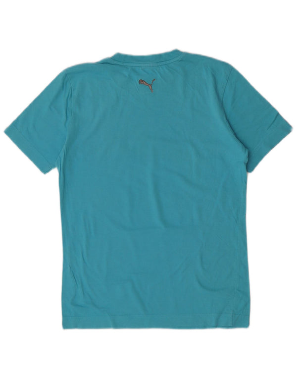 Puma Grafisk T-Shirt Top XS til mænd Blå