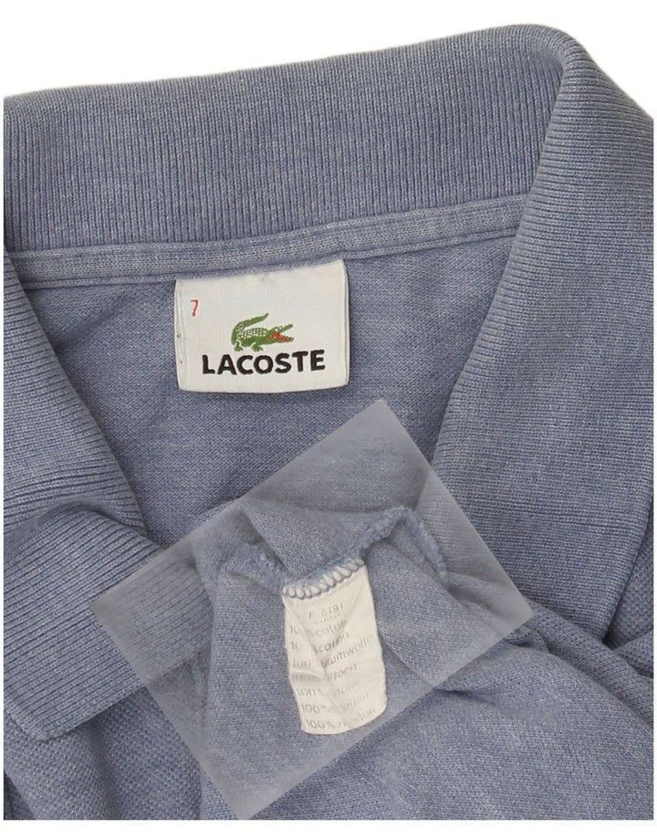 Lacoste Herre Polo Shirt Str. 7 2XL Blå Bomuld