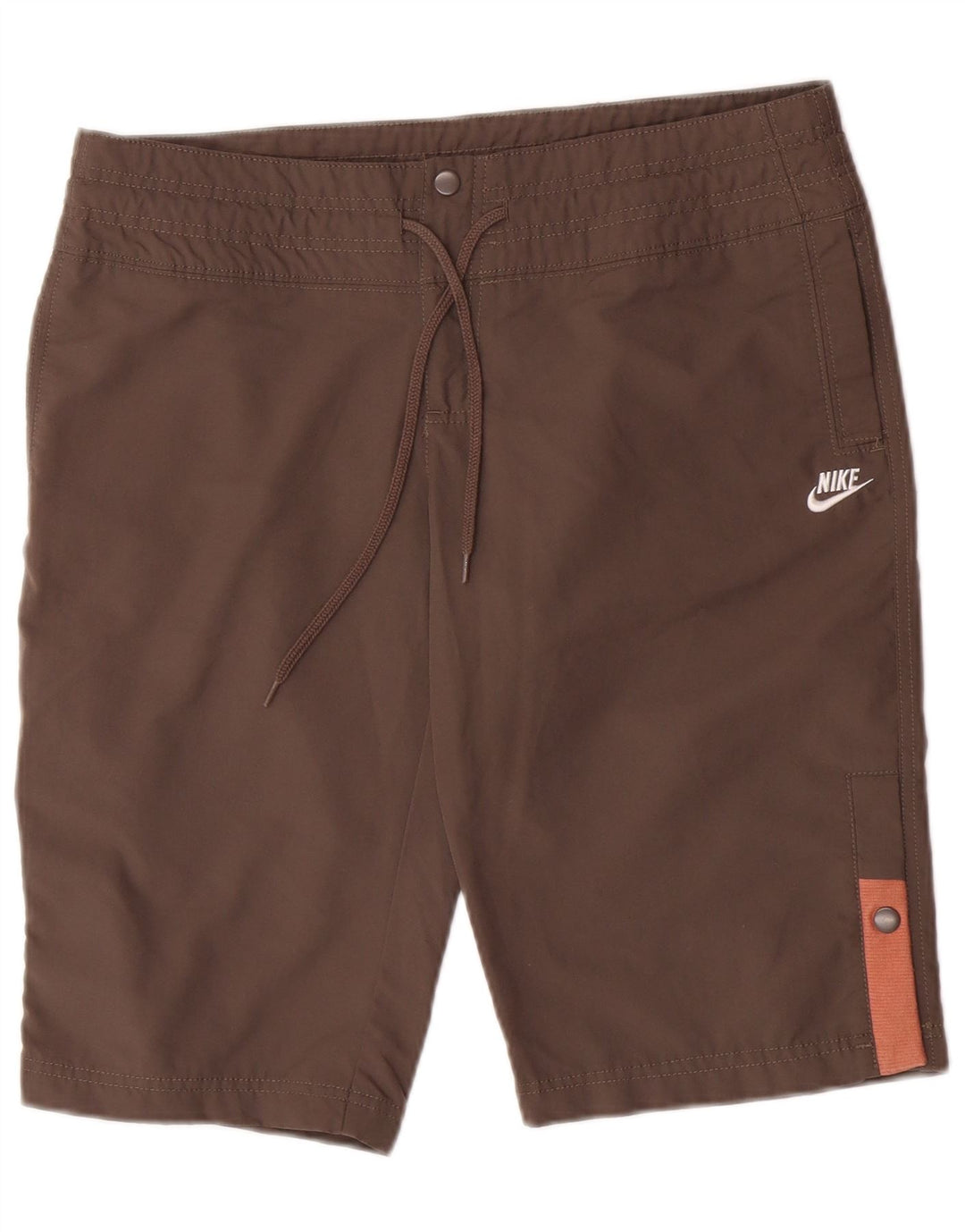 Nike Chino Shorts til kvinder UK 8/10 Small W34 Brown Polyester