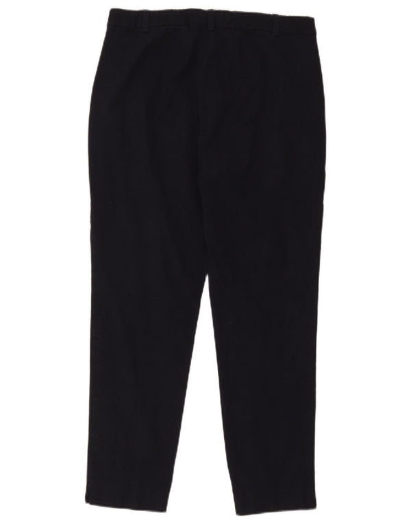 Marks & Spencer Dame Crop Suit Bukser UK 12 Medium W32 L25 Navy Blue