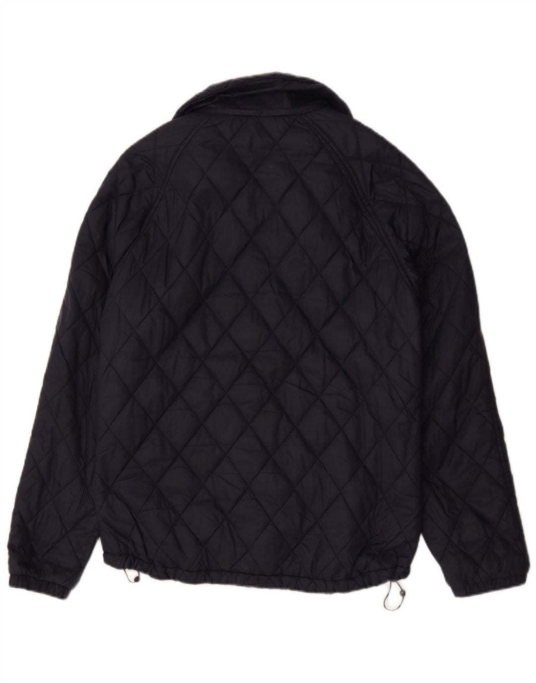 Jack Wills Herre quiltet jakke UK 38 Medium Navy Blue Nylon
